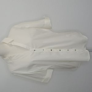 NWT NY&Co White Snap Button Shirt